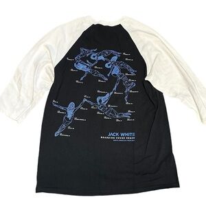 Jack White Tour Shirt Boarding House Reach 2018 White Stripes size M